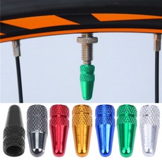 자전거 프레스타 밸브캡 공기주입구 마개 자전거 튜브 mod*67370tg, 오렌지(황동색), 1개