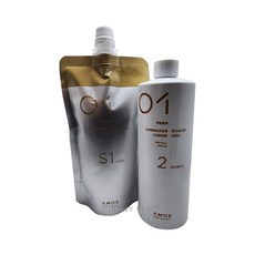 아모스 펌 루미네이터 소프트 리퀴드 손상모발용 500ml, 1개, 400ml