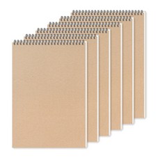 클라리온 크로키북 드로잉북 무지 스케치북 170g, 상철, 6권, A4