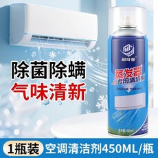 利奇曼空調蒸發器專用清潔劑 免拆洗 深層去汙 氣味清新, 1瓶, 日常清潔【1瓶清洗劑450ml】, 450ml