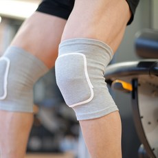 舞蹈護膝跳舞專用女夏運動跳舞膝蓋護套兒童護套成人護膝女士關節, 1個, 灰色(一對裝)【高彈透氣 跪地防摔】:L碼【106-150斤】成人款