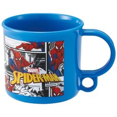 skater 日本蜘蛛人銀離子吊掛漱口杯 兒童幼稚園抗菌水杯, 藍, 1個