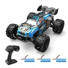 대형 RC 트럭 독립 완충기 충돌 방지 자동차 파워 모터 2.4G 2WD RC 드리프트 자동차 성인 어린이 장난감 선물 20 Kmh, 12)Blue-3B, 12)Blue-3B