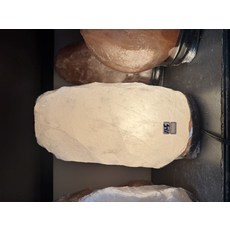 天然鹽晶燈，柔和光線，淨化空氣，營造寧靜氛圍，提升生活品味, 白鹽燈11.5公斤寬17高33, 1個