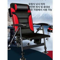 낚시 의자 접이식 좌대 체어 캠핑 민물 각도조절 휴대용 다기능 백패킹, 패키지 10, 1개, 블랙