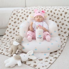 Kingel 嬰兒柔軟椅椅 子便攜新生兒露營氣墊, 單色