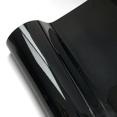광택 블랙 비닐 자동차 스티커 반짝 이는 호일 자기 접착 필름 버블 차량 트림 미러 자동 데칼 액세서리, Bla, 10x150cm