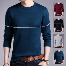 다몬딱 남성용 라운드 긴팔 티셔츠