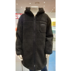 게스키즈 뽀글이롱후드집업 B1