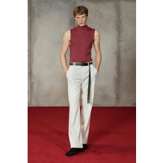 ZARA LUDOVIC DE SAINT SERNIN x ZARA 리브드 니트 스웨터 - 버건디