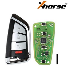 1/2 조각 Xhorse VVDI XSKF20EN 칼 범용 Smarty 원격 4 버튼 영어, 02 2 Piece