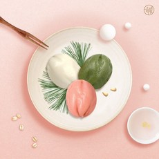 쫄깃달콤 맛있는 굳지않는 꿀떡 꿀송편 호두송편 (냉동), 달콤 꿀송편 800g+800g, 2개, 800g