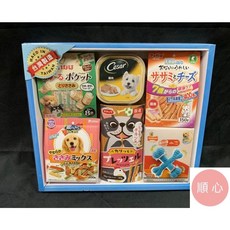 順心 紙紮飼料 貓狗零食 罐頭 拜拜用品 台製, 1個, 台製精品金磚1盒