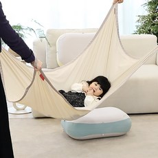 파파스윙 이불링 아기그네, 라이트 베이지, 1개