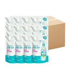 온더바디 코튼풋 발을 씻자 레몬민트향 리필 500mlX12개입(1박스), 1개입, 12개, 500ml