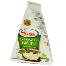 Santan Kelapa Instant Sasa coconut cream 사사 코코넛 크림, 12개, 65g