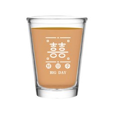 台式熱炒玻璃杯 啤酒杯 戀語杯 加厚耐用 經典造型, 1個