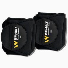 윈어블 모래주머니 손목 발목 중량밴드 헬스 크로스핏 1kg 2kg 3kg 4kg 6kg 10kg, 블랙