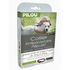 PILOU 皮樂 狗用驅蟲項圈 第二代 Picaridin成分 中型犬適用 60公分, 1個, 項圈-中型犬用(長60cm)