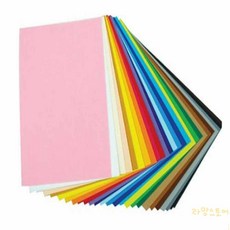 콩콩 칼라펠트 접착 살구색 45x30cm 1개 만들기재료