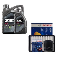 QM6 2.0 LPG 지크 X7 5W30 5L 엔진오일 필터 세트 1186-3042