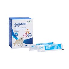 複克留 FucoGlutamine 犬隻專用營養補充品 (30包/盒) - 增強免疫力，維持健康, 30個, 1.5ml