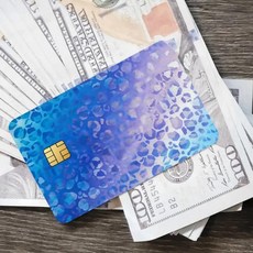 패턴 은행 신용카드 버스 패스 스티커 장식 방수 카드, 1. 18x13.5CM, B. z6