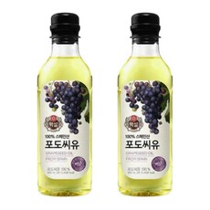 프랑스산 포도씨유100% 백설 포도씨유, 500ml, 2개