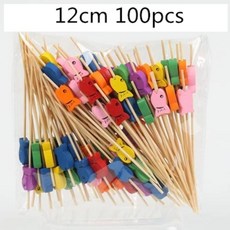 하트 꽃 모양 대나무 꼬치 뷔페 컵케이크 과일 디저트 스틱 칵테일 웨딩용, 1개