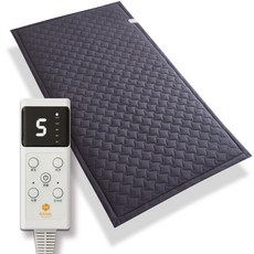 전자파없는 탄소매트 워셔블 침대 전기매트 싱글 더블, 1인용 슈퍼싱글(110X200cm), 챠콜네이비+바람개비