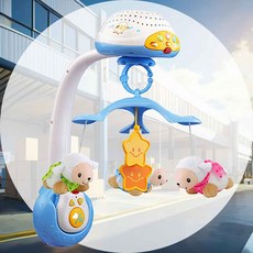 아기모빌 자장가 수면등 소근육발달 감각놀이완구 멜로디완구 육아템 돌아기장난감 유아발달완구