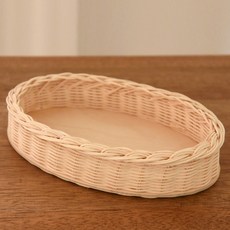 [디지우드] 라탄 공예 타원형 바구니 만들기 DIY 라탄키트 디지우드 (동영상 제공), 기본 구성품(타원형 합판+환심50g), 1개