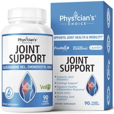 Physician's Choice 葡萄糖胺HCL+軟骨素MSM素食膠囊, 1個, 90 件