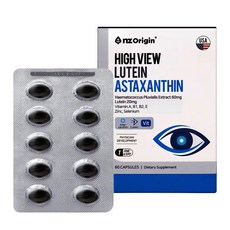 엔젯오리진 하이뷰 루테인 아스타잔틴 500mg 60캡슐, 1개