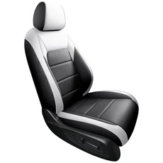 아우디 A6 아반트 4f C5 C6 C7 A4 B6 B8 B7 Q7 4L TT Mk1 Mk2 A3 8P A7 Q3 Q2L Q5 자동차 시트 커버 (맞춤, 01 인조 가죽, 01 사계절, 01 1PC-White