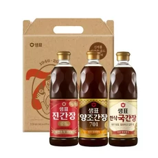샘표 진간장 골드+한식국간장+양조간장701 860ml 3종기획, 1개