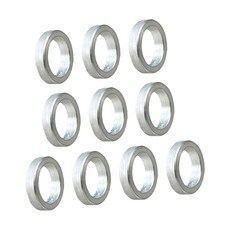 10pcs 경량 크랭크셋 와셔 금속 하단 브래킷 스페이서 내구성 자전거 액세서리, 10개, 3mm