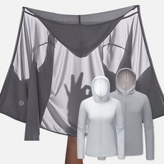 초경량 집업 래쉬가드 후드 비치웨어 후드집업 수영복 여성 바람막이 레쉬가드 커플 그레이