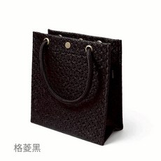HOIAGA 格菱黑 手提包