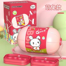 閃光拉拉球 趣味手拉球 健身玩具 戶外玩具 夜間玩具 露營玩具, 1個, 萌兔款, 萌兔款