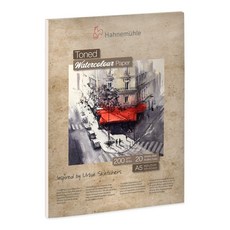 HAHNEMUHLE Toned 수채화 200g/m² 베이지 블록 A5 55.9ml(20액량 온스)