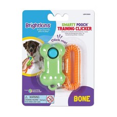 반려동물 훈련용 행동표시 보상 뼈다귀 트레이닝 클리커 애견 장난감 GA28482, 1개