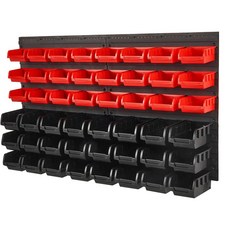 벽걸이 수납 공구 부품 보관 케이스 공구함 부품함 벽걸이형, 1세트