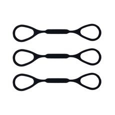 트럼펫 고무 슬라이드 스토퍼 야마하 바하, 3개, 검정