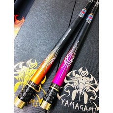 YAMAGAMI 鬼隱羽流 蝦竿, 鬼隱4567（粉色）原廠尾塞（金色有黑斑