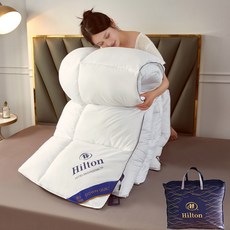 명주이불 고밀도 침구 명주솜 목화솜요 프리미엄 부드러운 실크, 본백- 검사완료 호텔용