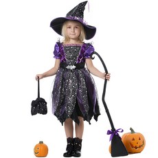 할로윈 마녀의상-매직마녀 빗자루 7533 (S0509)