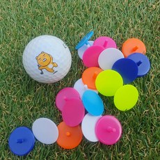 플라스틱 볼마커 50p 필드용품 골프 악세사리 50개 1봉 판매, 랜덤