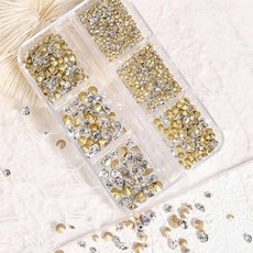 젤네일파츠 크리스탈 반짝이파츠 큐빅파츠, S064-3 그린, 1개, 단일상품1