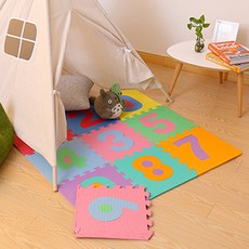 GR DK 숫자 퍼즐매트 10P 30x30cm 유아숫자퍼즐매트 숫자매트